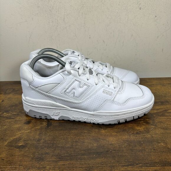 New Balance 550 White Grey Athletic BB550PB1 Shoes Sneakers Men's‎ Size 8.5 D